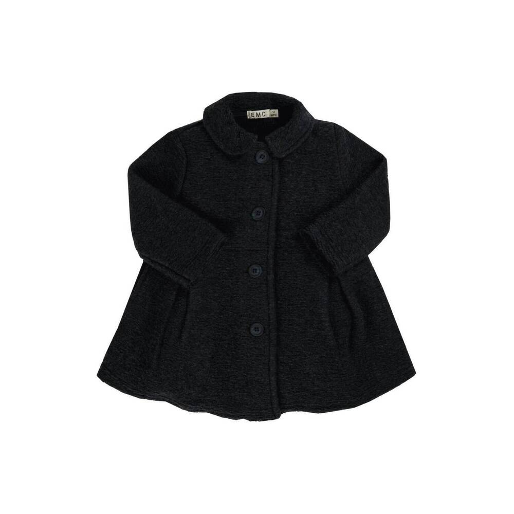 NEW EMC kid's peter pan collar coat in navy